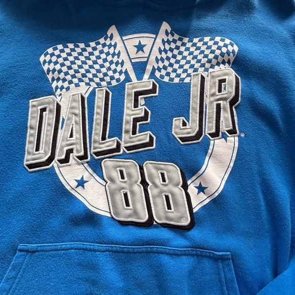NASCAR Dale Jr. 88 Blue sweatshirt hoodie size L - Picture 9 of 15